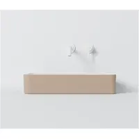 Steinberg Serie 440 Aufsatzwaschtisch, eckig, ohne Überlauf, 590x395x120mm, SOLIDSurface, 440714001