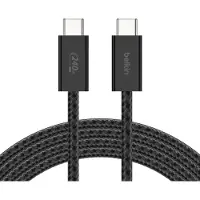 Belkin BoostCharge Pro Braided USB-C auf USB-C Kabel - 1 Meter - Schwarz