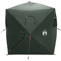 vidaXL Huntingzelt Olivegrün 143 x 143 x 165 cm Polyester und Stahl