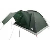 vidaXL Campingzelt Olivegrün 335 x 275 x 180 cm Polyester und Stahl
