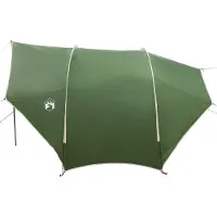 vidaXL Heck-Awnings wasserfest Grün 405 x 280 x 220 cm