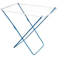 Gimi Plast, Wäscheständer, Stahl, Blau, Weiß, 1050 mm, 550 mm, 930 mm