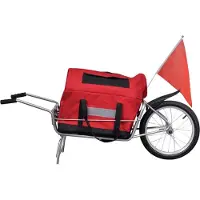 Syfax Fahrradanhänger Einrad mit Tasche