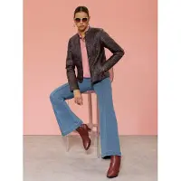 Mainpol Jackenblazer "Lederimitat-Blazer"