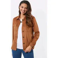 Casual Looks Lederimitat-Blazer "Lederimitat-Blazer"