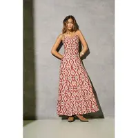 ONLY Sommerkleid "ONLSTACY MIKASI LONG STRAP DRESS WVN" Viskosemischung