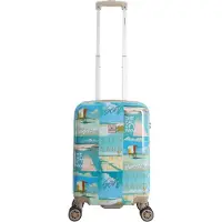 Saxoline Koffer "Coastal Beauty" aus robustem ABS/PC-Material