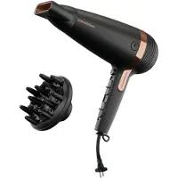Grundig HD 7081, Schwarz, Rosa-Goldfarben, Hängeschlaufe, 1,8 m, 2100 W, 100 mm, 245 mm