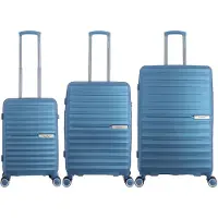 Saxoline Kofferset Resort aus robustem Polypropylen Blue One Size