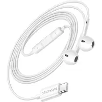 Avizar Mayaxess, USB-C In-Ear Kopfhörer mit Mikro für Galaxy S25 Ultra, Weiß