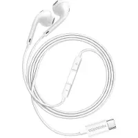 Avizar Mayaxess, USB-C Kabelkopfhörer mit Mikrofon für Oppo Reno 14, Weiß