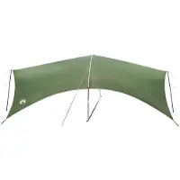vidaXL Camping Tarp Wasserfest Grün 690 x 580 x 255 cm