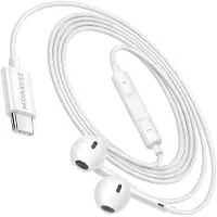 Avizar Mayaxess, USB-C Kopfhörer mit Mikro für Galaxy S25 / Ultra / Plus / FE / Edge, Weiß