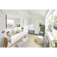 Hsk Wandverkleidung „RenoDeco“ 1250 × 2550 mm Seidenmatt, Marmor, Carrara-Weiß