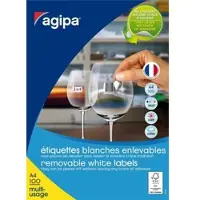 Agipa Universal-Etiketten, 210 x 297 mm, weiá, rechteckig