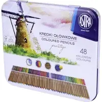 Astra Prestige cedar wood watercolor crayons 48 colors