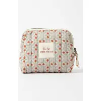 Sissy-Boy Gemusterte Kosmetiktasche Mit Aufschrift - Mehrfarbig