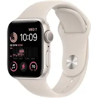 Apple Watch SE 3 GPS+Cellular 40 mm Sternenlicht Aluminium MEP64 S/M Sternenlicht Sportarmband