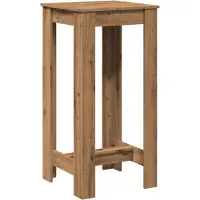 vidaXL Bartisch Artisan-Eiche 51x50x103,5 cm Holzwerkstoff