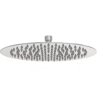vidaXL Regenbrause Edelstahl 304 25 cm Rund