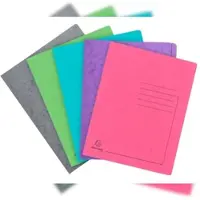 Exacompta 399999E 10x Schnellhefter aus Colorspan 355g/m2, A4 - Farben Trend sortiert