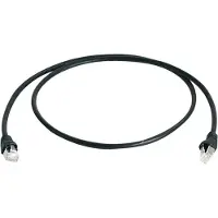 Telegärtner Patchkabel S/FTP, Cat.6A, LSOH, schwarz, 5 m