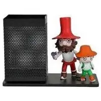 Tisso Toys Schreibtisch-Werkzeugkasten mit Figuren: Rumcajs und Cypisek
