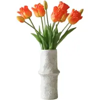 Botané Orange Triumph Tulip Bouquet Kunstblumenstrauß