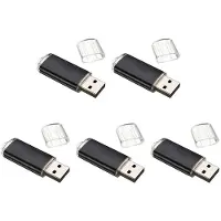 Semoic 5X USB Stick Flash Pen Drive U Festplatte für PS3 PS4 PC TV Farbe: Schwarz KapazitäT: 1GB