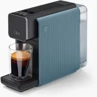Tchibo Qbo ONE Premium Kapselmaschine für Espresso, Caffè Crema und Caffè Grande, hochwertiges, kompaktes, innovatives Design, Misty Blue