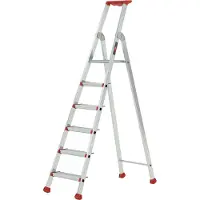 Altrex Nimba Stufenstehleiter einseitig begehbar 6 Stufen