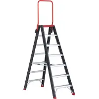 Altrex Taurus beidseitig begehbare Stufenleiter TDO 7 Stufen mit Bügel