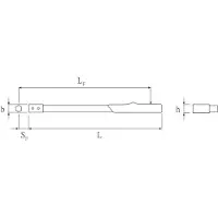 Stahlwille 50010030, 609 mm, 28 mm, 24 mm, 1,21 kg