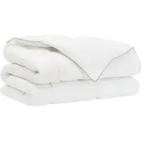 vidaXL Duvet- und Kopfkissen-Set Weiß 260 x 220 cm Bambusfaser