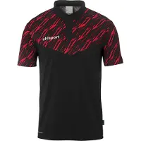 Uhlsport Progressive 28 Poloshirt Kinder - Schwarz / Rot