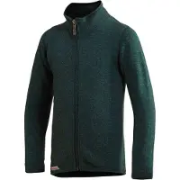 Woolpower Sweatjacke Full Zip Jacket 400 Kinder Forest Green-Größe 122 / 128