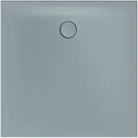 Bette BetteFloor Side Duschwanne mit Minimum-Wannenträger und BetteAntirutsch Pro, 1000x1000mm, 3382-412AE,T1, Farbe: Quartz