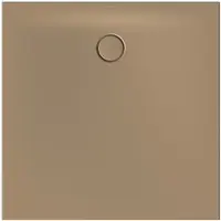 Bette BetteFloor Side Duschwanne mit Minimum-Wannenträger und BetteAntirutsch Pro, 1000x1000mm, 3382-417AE,T1, Farbe: Hazel