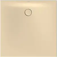 Bette BetteFloor Side Duschwanne mit Minimum-Wannenträger und BetteAntirutsch Pro, 1000x1000mm, 3382-441AE,T1, Farbe: Cream