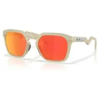 Oakley Sonnenbrille HSTN SQ Matte Sand | Prizm Ruby Polarized OO9533-0