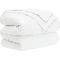vidaXL Ganzjahresbettdecke Weiß 155 x 220 cm Bambusfaser