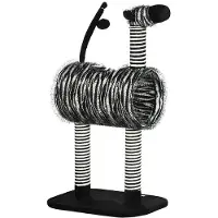 PawHut Kratzbaum und Liegeplatz für Katzen D30-538V00BK - A
