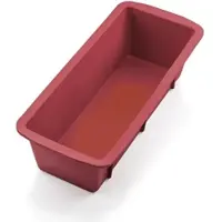 WAS Germany - Brot-/Königskuchen Cake Pan 31 red, 26 x 10 x 7 cm, Silikon