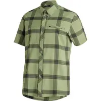 Maier Sports Herren Kasen Kurzarmhemd green check 50
