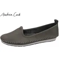 Andrea conti Damen Slipper Grau 0027449-031, Größe 37