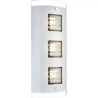 Globo Wandleuchte Wl Metall Weiß, Chrom, 3Xled 48242-3
