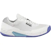 Uhlsport Hallenschuh "Hallen-Sport-Schuhe Wing 3.0 W", Damen, Gr. 6,5, weiß (weiß, aqua, lila), Obermaterial: 100% Textilmaterial TEXMAT., Schuhe Hallenschuh