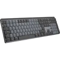 Logitech 920-010755, Kabellos, RF Wireless + Bluetooth, Mechanischer Switch, QWERTY, LED, Graphit