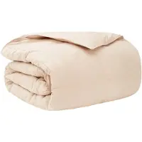 vidaXL Ganzjahresbettdecke Beige 155 x 200 cm 100% natürlicher Kapok