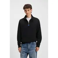 HUGO Sweatshirt "Neeler", mit Troyerkragen